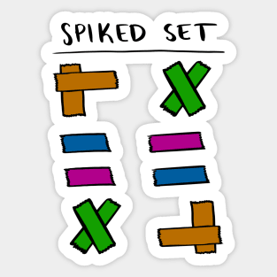 Spiked Set Sticker